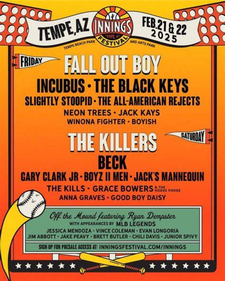 Dave Matthews Band and Imagine Dragons Announced as Innings Festival Florida Headliners